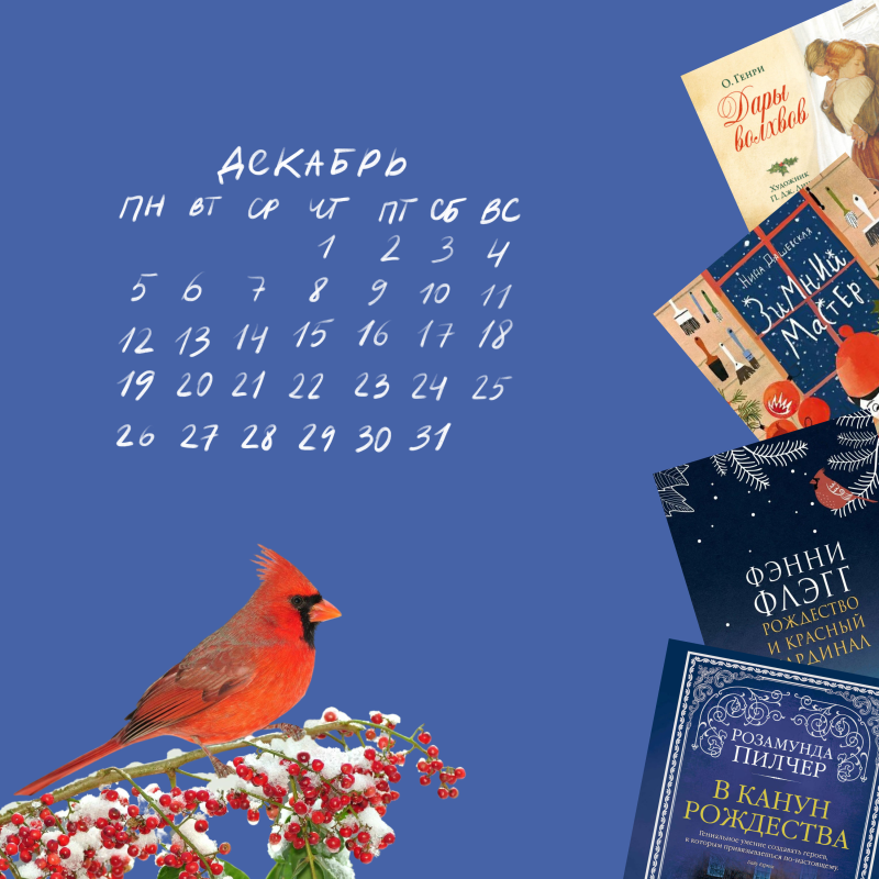 "Канун Нового года - 6 книг с зимним настроением"