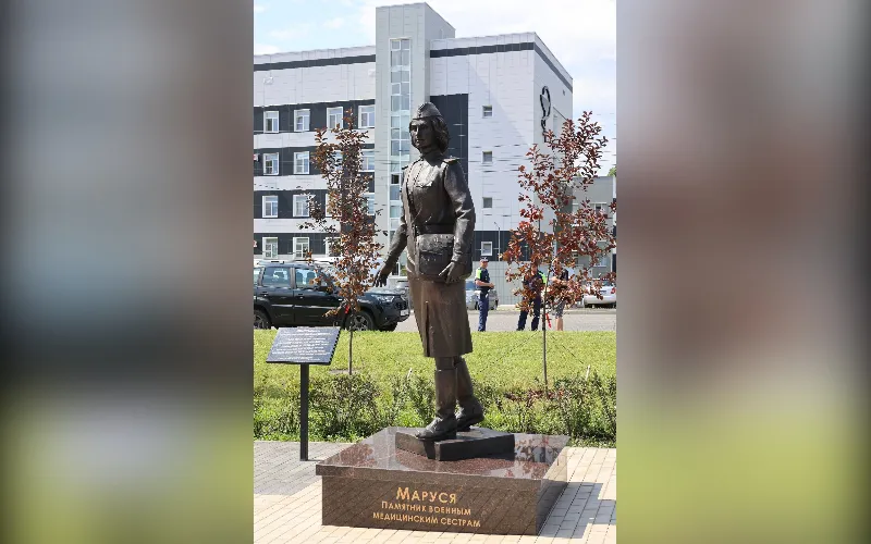 «Маруся» на Аллее Героев: в Воронежской области открыли памятник военной медсестре в память о женщинах‑фронтовичках «Маруся» на Аллее Героев: в Воронежской области открыли памятник военной медсестре в память о женщинах‑фронтовичках