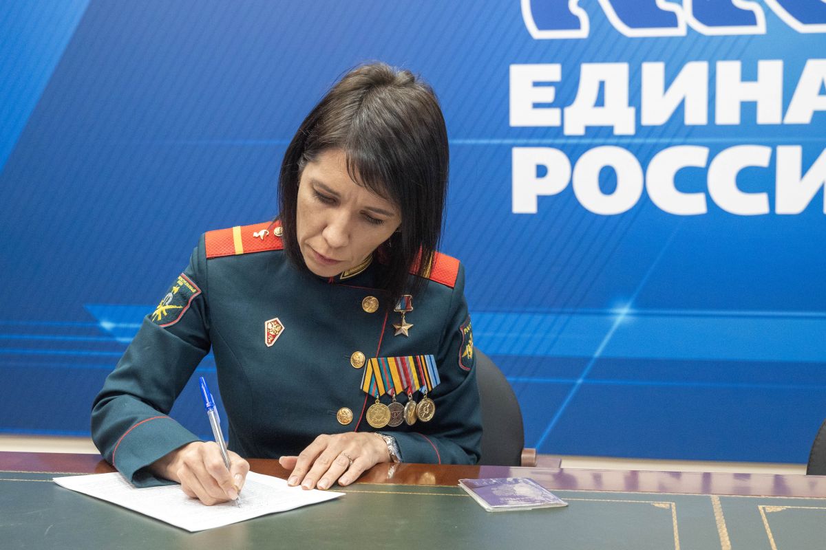 Герой России Людмила Болилая стала участником предварительного голосования «Единой России»